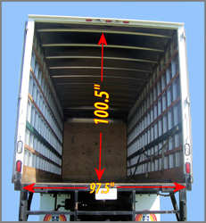 Straight Truck Cargo Demensions