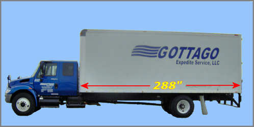 Straight Truck Cargo Demensions